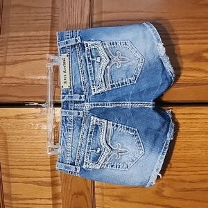 Rock Revival light denim shorts